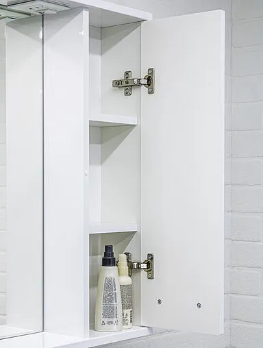 Шкаф-зеркало Домино Cube 75 R белый DC5009HZ