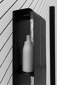 Полка Aquanet Магнум 130 чёрный матовый 00302228, 4