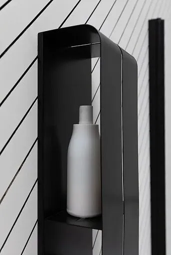 Полка Aquanet Магнум 130 чёрный матовый 00302228