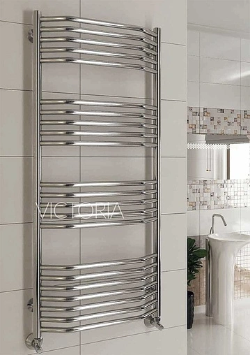 Полотенцесушитель водяной лесенка Terminus Виктория П22 500х1196 полированная сталь 4620768886652