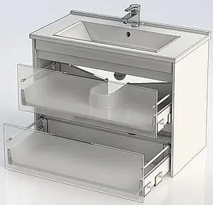 Тумба-умывальник Aquanet Тулон 85 белый 00182724+00182320 Тумба-умывальник Aquanet Тулон 85 белый 00182724+00182320, 4