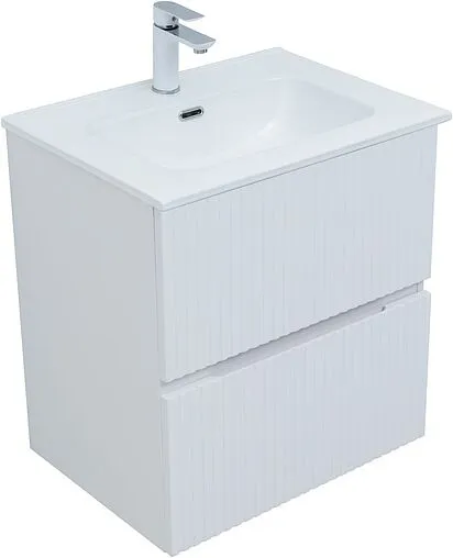 Тумба-умывальник Aquanet Джейн 60 белый матовый 00313284+