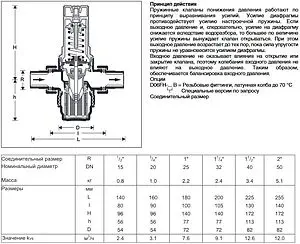 Редуктор давления мембранный 1" Honeywell-Braukmann D06FH-1"B HWLARM001 Редуктор давления мембранный 1" Honeywell-Braukmann D06FH-1"B HWLARM001, 2