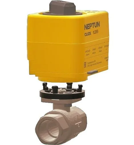 Кран шаровый с электроприводом Neptun Profi Click 1&quot; 12В 100037113000
