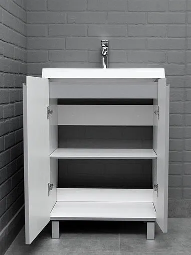 Тумба-умывальник напольная Домино Graffo 60 светло-серый DGr2419T+4627173210164