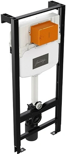 Комплект 5 в 1 Jacob Delafon Rodin+ E21748RU-00 с кнопкой E20859-7-BMT кнопки/черный глянцевый, рамка/черный матовый