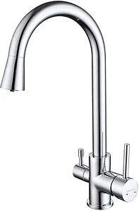 Смеситель для кухни с подключением к фильтру Aquatek хром AQ1085CR Смеситель для кухни с подключением к фильтру Aquatek хром AQ1085CR, 1