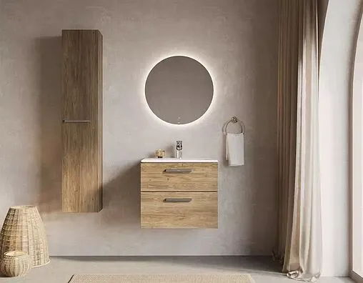 Тумба-умывальник подвесная Roca Victoria 60 орех A857468517+32799E000