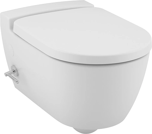 Унитаз подвесной с функцией биде и встроенным смесителем Serel Saphire белый SP15