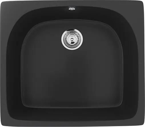 Мойка кухонная Ulgran U-408-344 ультра-черный