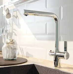 Смеситель для кухни с подключением к фильтру IDDIS Pure хром PURSBFLi05, 3