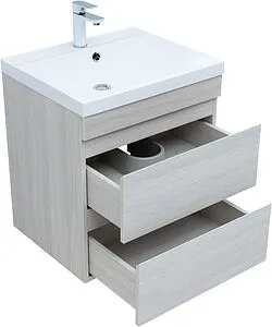 Тумба-умывальник подвесная Aquanet Нота New 60 дуб холден 00334203+00281220 Тумба-умывальник подвесная Aquanet Нота New 60 дуб холден 00334203+00281220, 4