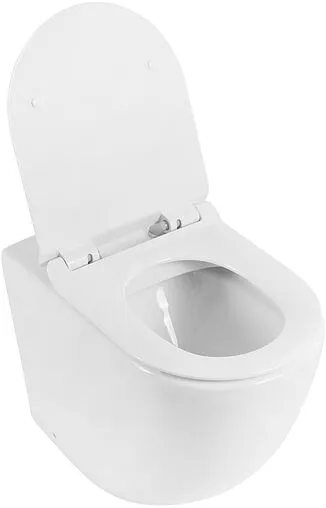 Унитаз приставной безободковый BelBagno Sfera-R белый BB2141CBR