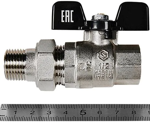 Кран шаровый с американкой ½"в x ½"н Stout ГОСТ Р 59553-2021 SVB-0007-200015 Кран шаровый с американкой ½"в x ½"н Stout ГОСТ Р 59553-2021 SVB-0007-200015