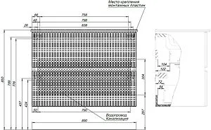 Тумба-умывальник Aquanet Джейн 90 белый матовый 00313287+, 3