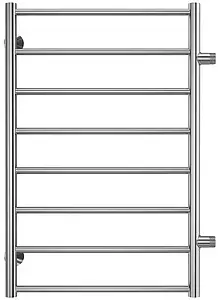 Полотенцесушитель водяной лесенка Terminus Аврора П8 500х800 бп500 полированная сталь 4670078529923 Полотенцесушитель водяной лесенка Terminus Аврора П8 500х800 бп500 полированная сталь 4670078529923, 3