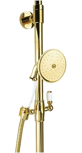 Душевая система со смесителем для ванны Timo Nelson золото/белый SX-1090 gold