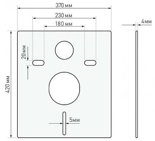 Инсталляция для подвесного унитаза Set 3 в 1 BERGES Atom 410 040331 с кнопкой хром глянцевый