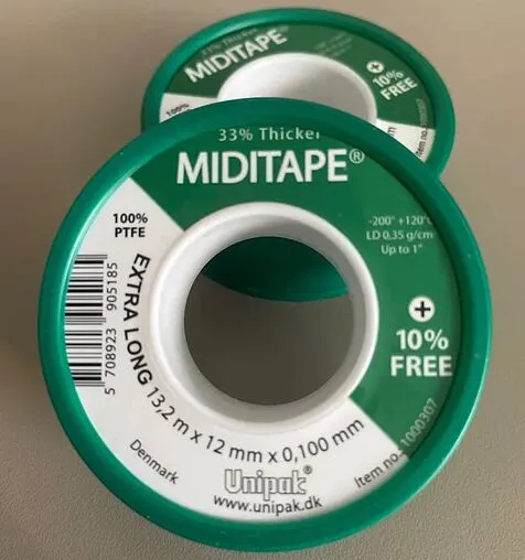 Лента ФУМ 12 x 0.1мм x 13,2м Unipak Miditape 1000307