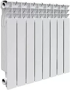 Радиатор алюминиевый 8 секций Konner LUX 500/80 6128656 Радиатор алюминиевый 8 секций Konner LUX 500/80 6128656, 1