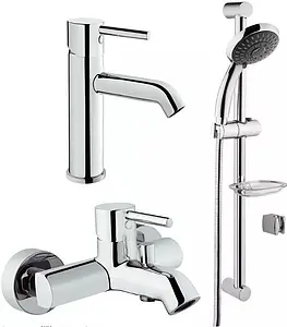 Комплект для ванны 3 в 1 VitrA Minimax S хром A49153EXP Комплект для ванны 3 в 1 VitrA Minimax S хром A49153EXP, 1