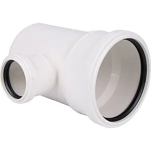 Тройник внутренний бесшумный D=110x50мм Угол 87° Sinikon 510035.K, 3