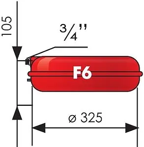 Расширительный бак Джилекс 6F 3 бар 7706 Расширительный бак Джилекс 6F 3 бар 7706, 2