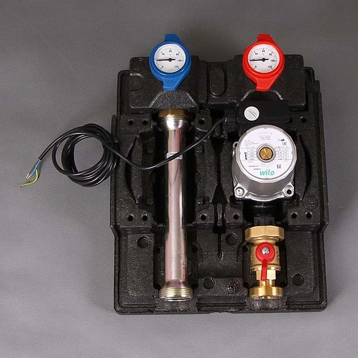 Насосный модуль с прямым контуром 1½&quot;н х 1&quot;в WATTS HK25-KH 10026637 с насосом Wilo Star RS 25/6 180