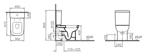 Унитаз-компакт VitrA S20 белый 9819B003-7202 Унитаз-компакт VitrA S20 белый 9819B003-7202, 3