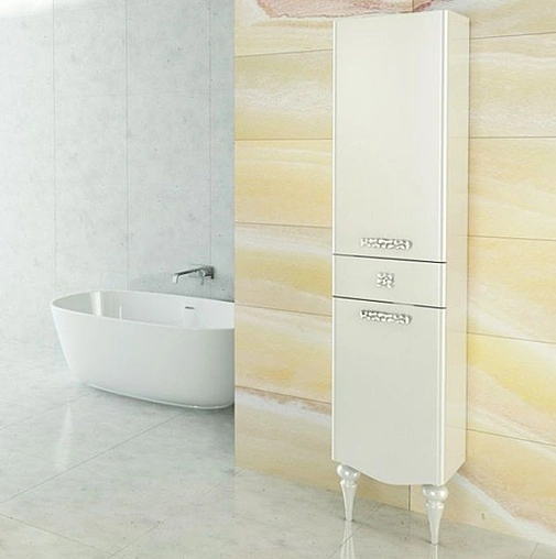 Шкаф-пенал напольный Comforty Монако 40R белый 00003129168CF