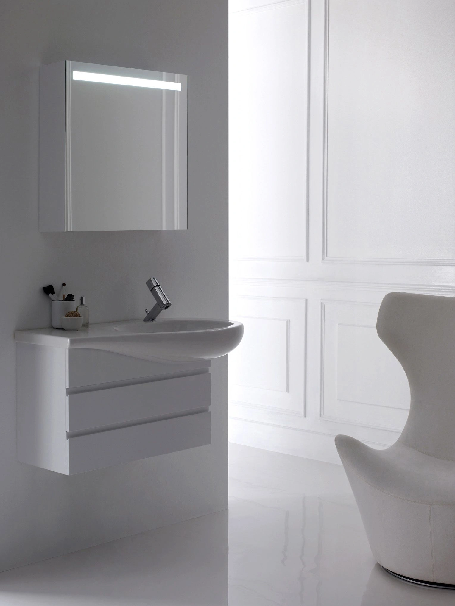 Раковина Laufen Alessi 90 R c покрытием LCC белый 8.1497.6.400.104.1