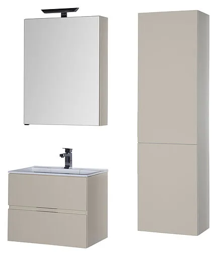 Шкаф-зеркало Aquanet Алвита 70 сливочный 183976