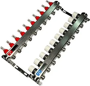 Группа коллекторная с расходомерами 10 отводов 1"в/в x ¾"ек Uni-fitt TECHNO 450W4310 Группа коллекторная с расходомерами 10 отводов 1"в/в x ¾"ек Uni-fitt TECHNO 450W4310, 1