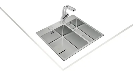 Мойка кухонная Teka ForLinea RS15 2B 580 POLISHED нержавеющая сталь полированная 115030013