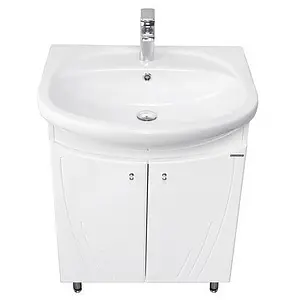 Тумба-умывальник напольная Aquaton Минима H 65 белый 1A1042K1MN010 Тумба-умывальник напольная Aquaton Минима H 65 белый 1A1042K1MN010, 3