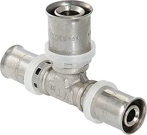 Тройник пресс соединительный 16мм Valtec VTm.231.N.161616 Тройник пресс соединительный 16мм Valtec VTm.231.N.161616, 1