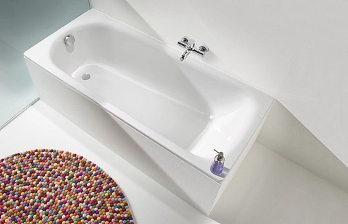 Ванна стальная Kaldewei Saniform Plus 140x70 mod. 360-1 anti-slip+easy-clean белый 111530003001