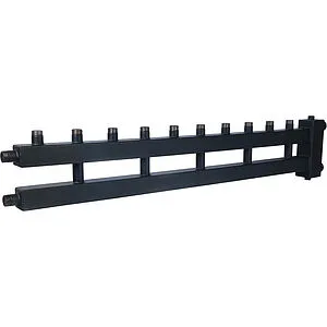 Распределительный коллектор 6 контуров с гидрострелкой 1½&quot;н x 1&quot;н Rommer RDG-0018-014056, 4