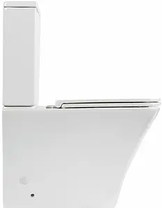 Унитаз-компакт безободковый BelBagno Marmi белый BB052CPR+BB052T Унитаз-компакт безободковый BelBagno Marmi белый BB052CPR+BB052T, 4