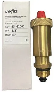 Воздухоотводчик автоматический ½&quot;н Uni-fitt Slim 234G2002, 5