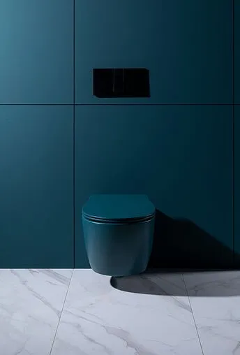 Унитаз подвесной безободковый Allen Brau Fantasy петроль 4.11004.PT