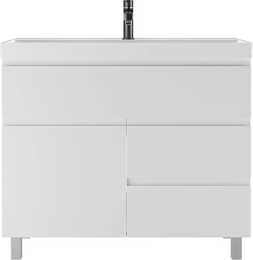 Тумба-умывальник напольный Домино Graffo 100 белый DGr2409T+4670142930051