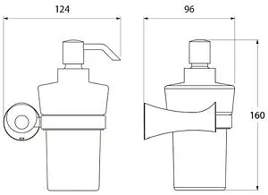 Дозатор для жидкого мыла IDDIS Vico хром VICSBC0i46, 2