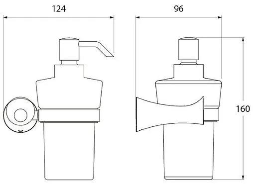 Дозатор для жидкого мыла IDDIS Vico хром VICSBC0i46