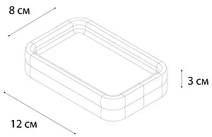Мыльница Fixsen Glady мокко FX-11-29, 2