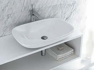 Раковина Olympia Clear 66 белый CLE4266001, 4