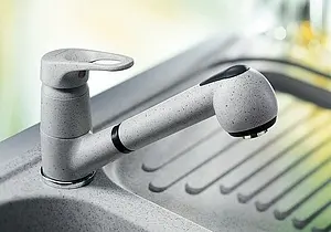 Смеситель для кухни с выдвижным изливом Blanco Wega-S белый 512039, 2