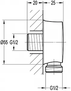Шланговое подключение Swedbe Terracotta Art терракотовый 2526, 2
