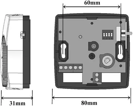 Проводной комнатный терморегулятор НЗ 230В WATTS WFHT-Basic белый 10021095