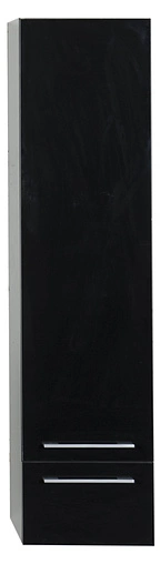 Шкаф-пенал подвесной Aquanet Верона 40 R черный глянец 00176673